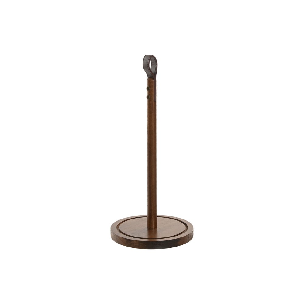 Kitchen Paper holder Home ESPRIT Natural Polyurethane Acacia 15 x 15 x 33 cm