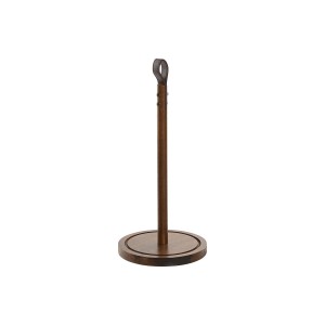 Kitchen Paper holder Home ESPRIT Natural Polyurethane Acacia 15 x 15 x 33 cm