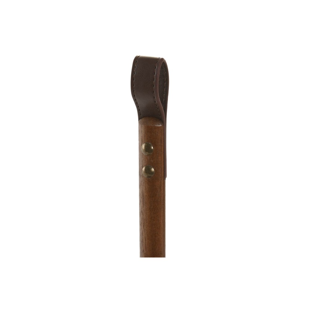 Kitchen Paper holder Home ESPRIT Natural Polyurethane Acacia 15 x 15 x 33 cm