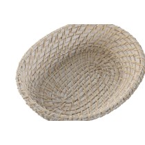 Set de basket Home ESPRIT Blanc Naturel Bambou Rotin 29 x 22 x 7 cm