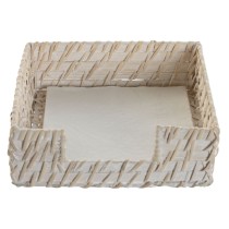 Serviettenring Home ESPRIT Weiß natürlich Bambus Rattan 18 x 18 x 6 cm