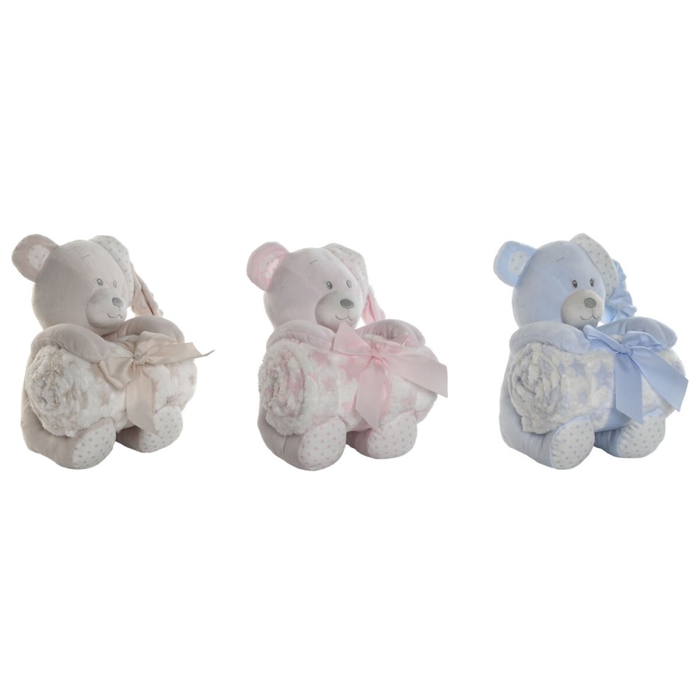 Baby-Geschenk-Set Home ESPRIT Blau Beige Rosa Polyester (3 Stück)