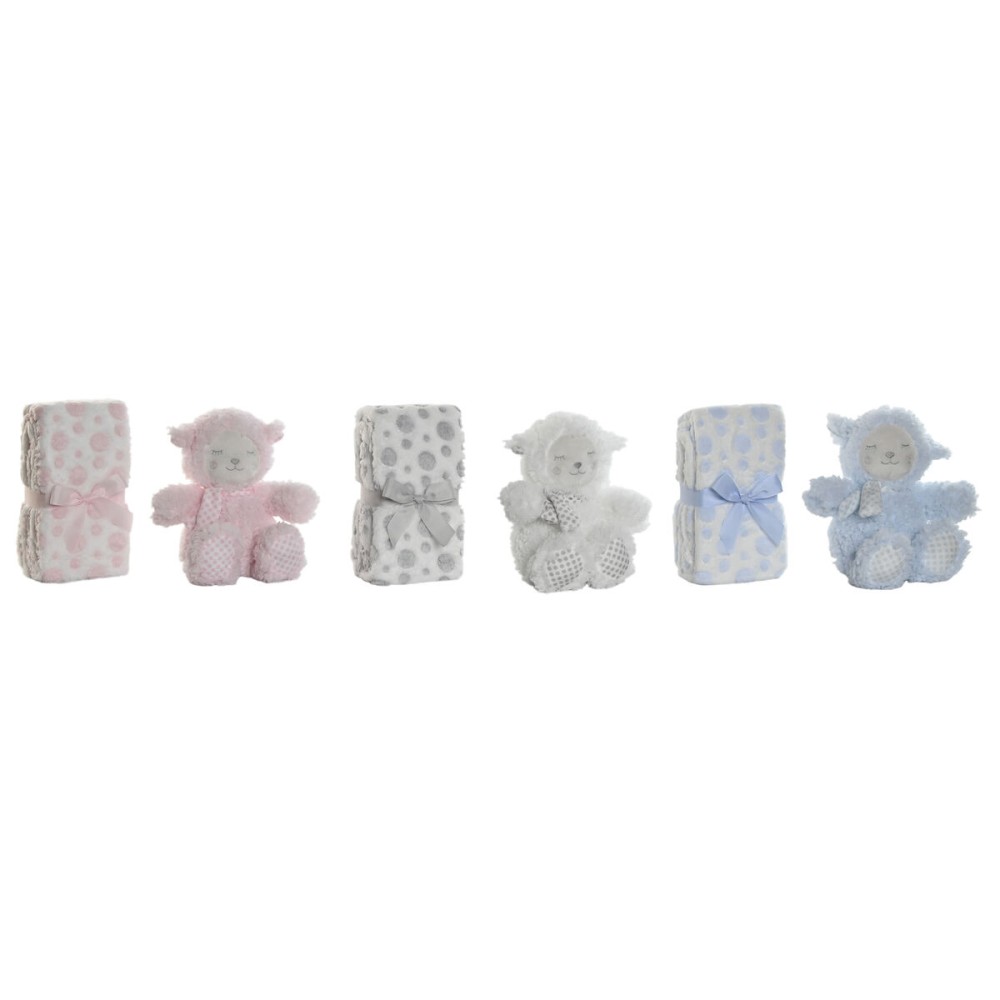 Baby-Geschenk-Set Home ESPRIT Blau Beige Rosa Polyester (3 Stück)