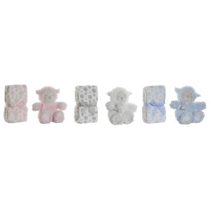 Gift Set for Babies Home ESPRIT Blue Beige Pink Polyester (3 Units)