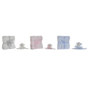 Baby-Geschenk-Set Home ESPRIT Blau Beige Rosa Polyester (3 Stück)