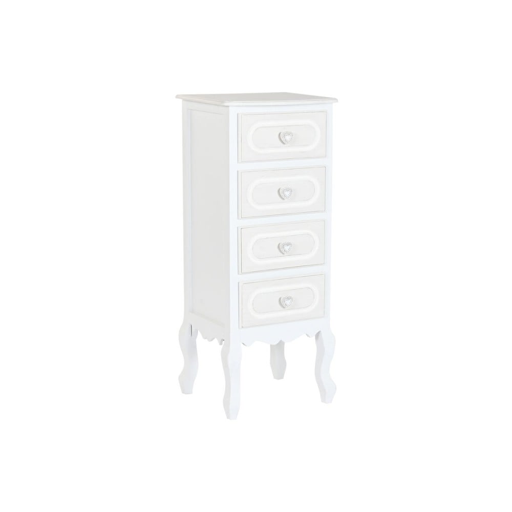 Schubladenschrank Home ESPRIT Weiß Romantisch 40 x 36 x 100 cm