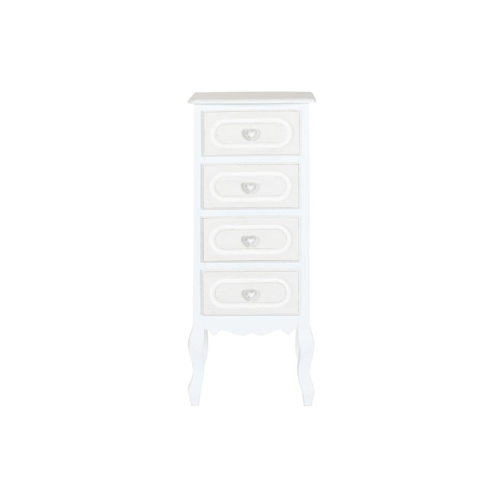 Schubladenschrank Home ESPRIT Weiß Romantisch 40 x 36 x 100 cm