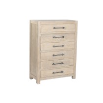 Chest of drawers Home ESPRIT Natural Romantic 88 x 40 x 122 cm