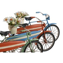 Deko-Figur Home ESPRIT Blau grün Orange 31 x 8,5 x 19 cm (3 Stück)