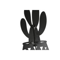 Wall mounted coat hanger Home ESPRIT Natural Metal MDF Wood 16 x 4 x 30 cm (4 Units)