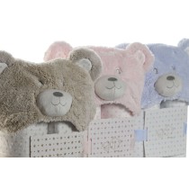 Blanket Home ESPRIT Blue Beige Pink 100 x 75 x 20 cm (3 Units)