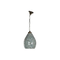 Deckenlampe Home ESPRIT grün Himmelsblau Metall Kristall 25 W 23 x 23 x 66 cm (2 Stück)