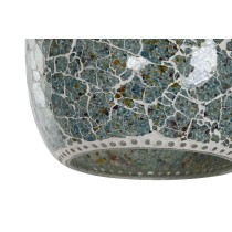 Deckenlampe Home ESPRIT grün Himmelsblau Metall Kristall 25 W 23 x 23 x 66 cm (2 Stück)