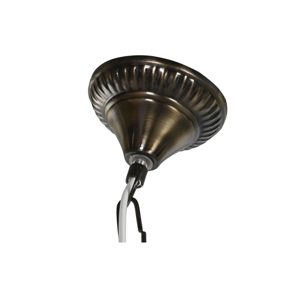 Deckenlampe Home ESPRIT grün Himmelsblau Metall Kristall 25 W 23 x 23 x 66 cm (2 Stück)