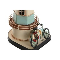 Deko-Figur Home ESPRIT Blau Rot Creme Himmelsblau 13 x 13 x 32 cm (3 Stück)