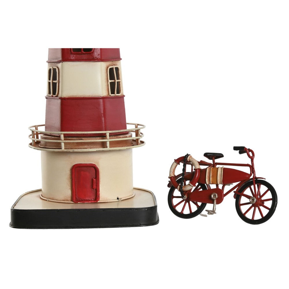 Deko-Figur Home ESPRIT Blau Rot Creme Himmelsblau 13 x 13 x 32 cm (3 Stück)