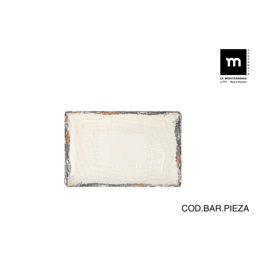 Schale La Mediterránea Albus 20 x 13 x 2 cm (24 Stück)