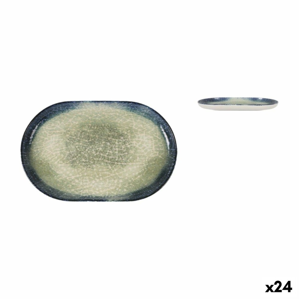 Serving Platter La Mediterránea Olaf Oval 20 x 13 x 2 cm (24 Units)