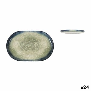 Serving Platter La Mediterránea Olaf Oval 20 x 13 x 2 cm (24 Units)
