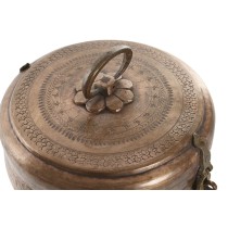 Boîte à bijoux Home ESPRIT Cuivre Laiton 25 x 25 x 10 cm