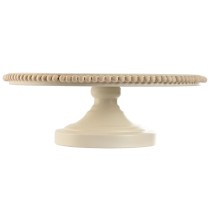 Tischdekoration Home ESPRIT Hellbraun Holz Metall 32 x 32 x 11 cm