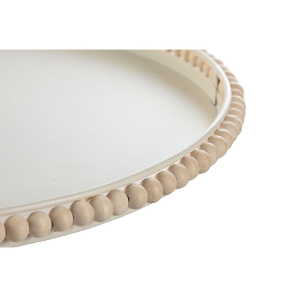 Centerpiece Home ESPRIT Light brown Wood Metal 32 x 32 x 11 cm
