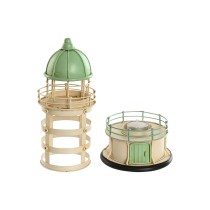 Figurine Décorative Home ESPRIT Bleu Vert Rose 13 x 13 x 27,5 cm (3 Unités)