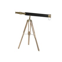 Figurine Décorative Home ESPRIT Marron Doré Vintage Télescope 63 x 40 x 70 cm