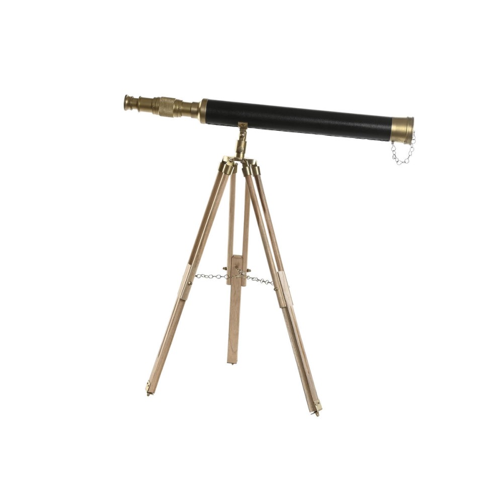 Figurine Décorative Home ESPRIT Marron Doré Vintage Télescope 63 x 40 x 70 cm