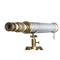 Deko-Figur Home ESPRIT Braun Gold Vintage Teleskop 63 x 40 x 70 cm