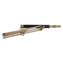 Figurine Décorative Home ESPRIT Marron Doré Vintage Télescope 63 x 40 x 70 cm