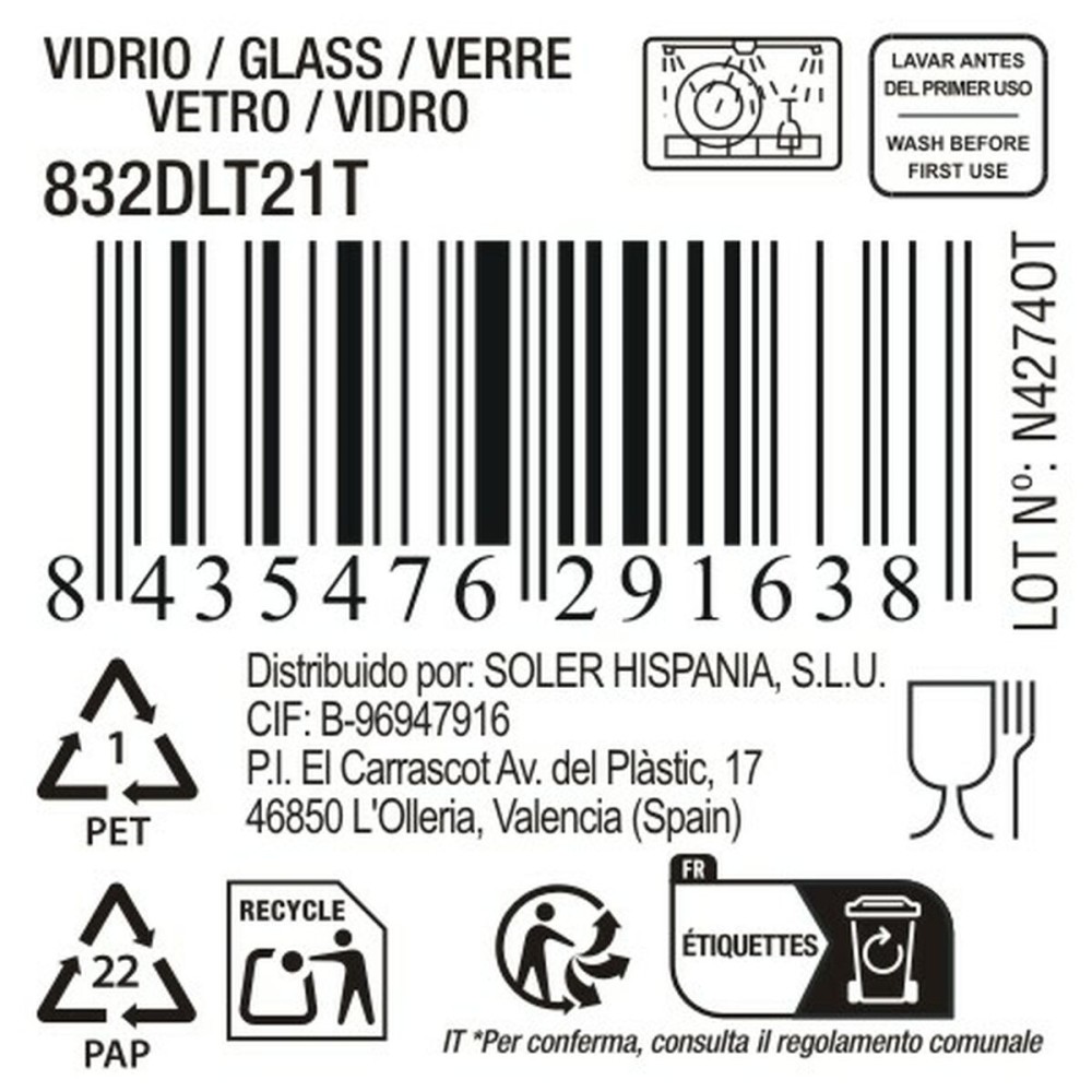 Verre La Mediterránea Syros (36 Unités)