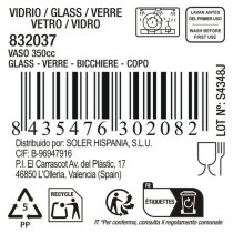 Verre d'eau La Mediterránea Ciclon (48 Unités)