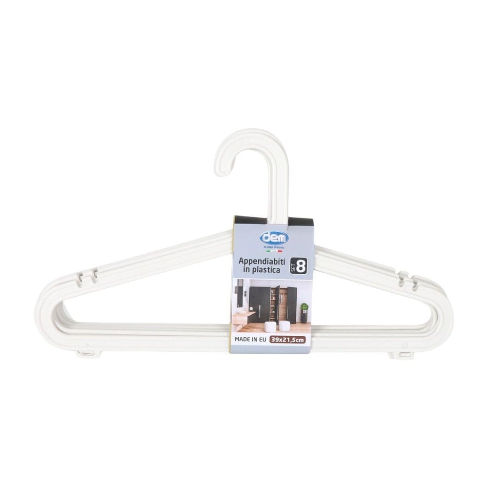 Hangers Dem Meng Plastic 8 Pieces (12 Units)