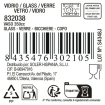 Verre d'eau La Mediterránea Vortice (48 Unités)