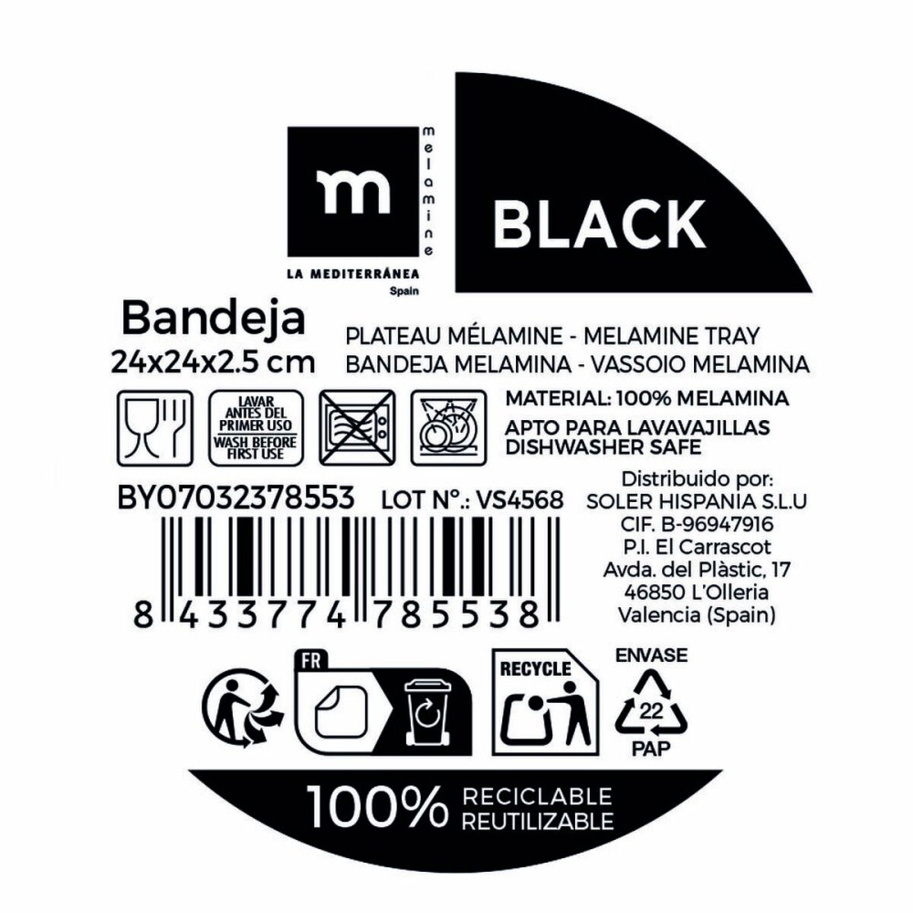 Schale La Mediterránea (12 Stück)