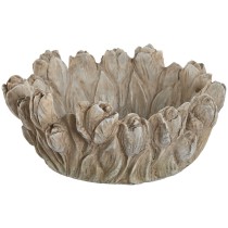 Centerpiece Home ESPRIT Grey Cement 23 x 23 x 10 cm
