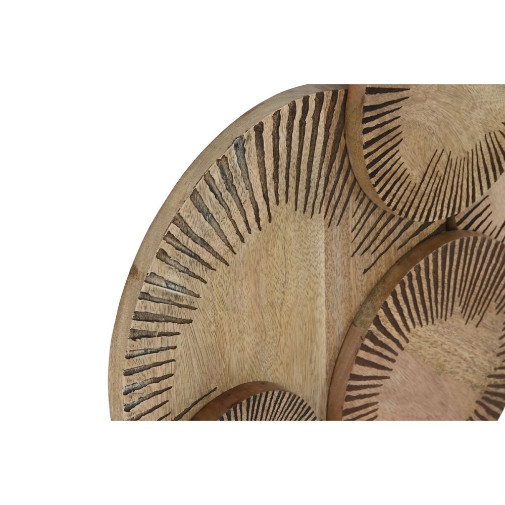 Décoration murale Home ESPRIT Naturel Moderne Cercles 84 X 4,5 X 56 CM