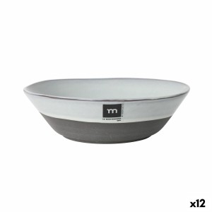Deep Plate La Mediterránea Black clay