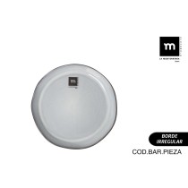 Flat Plate La Mediterránea Black clay