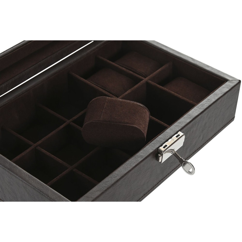 Box-Schmuckkästchen Home ESPRIT Braun Dunkelbraun Polyurethan 25 x 16 x 8,5 cm