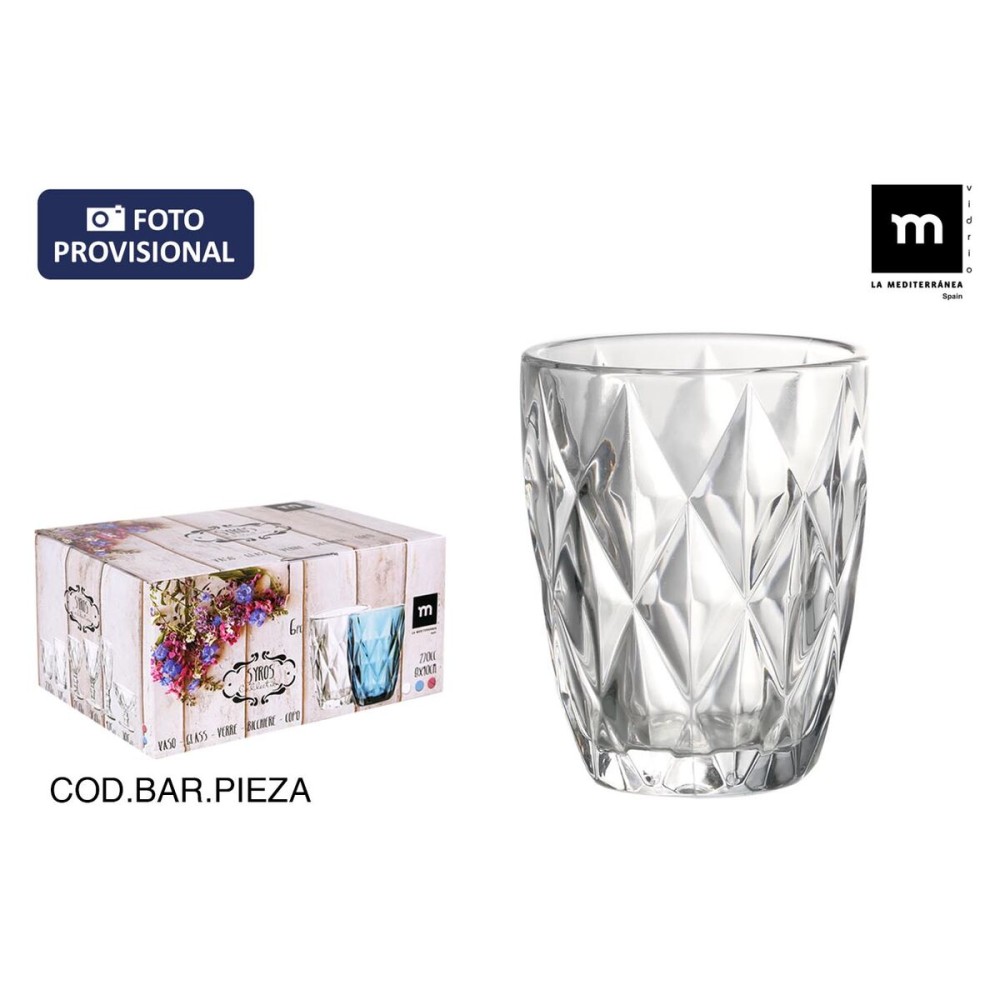 Verre d'eau La Mediterránea Syros (48 Unités)