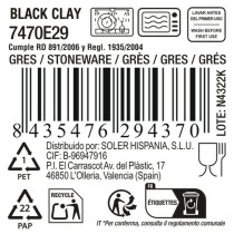 Tasse La Mediterránea Black clay (24 Unités)