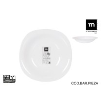Deep Plate La Mediterránea Palaos 21 x 21 x 3,5 cm (36 Units)