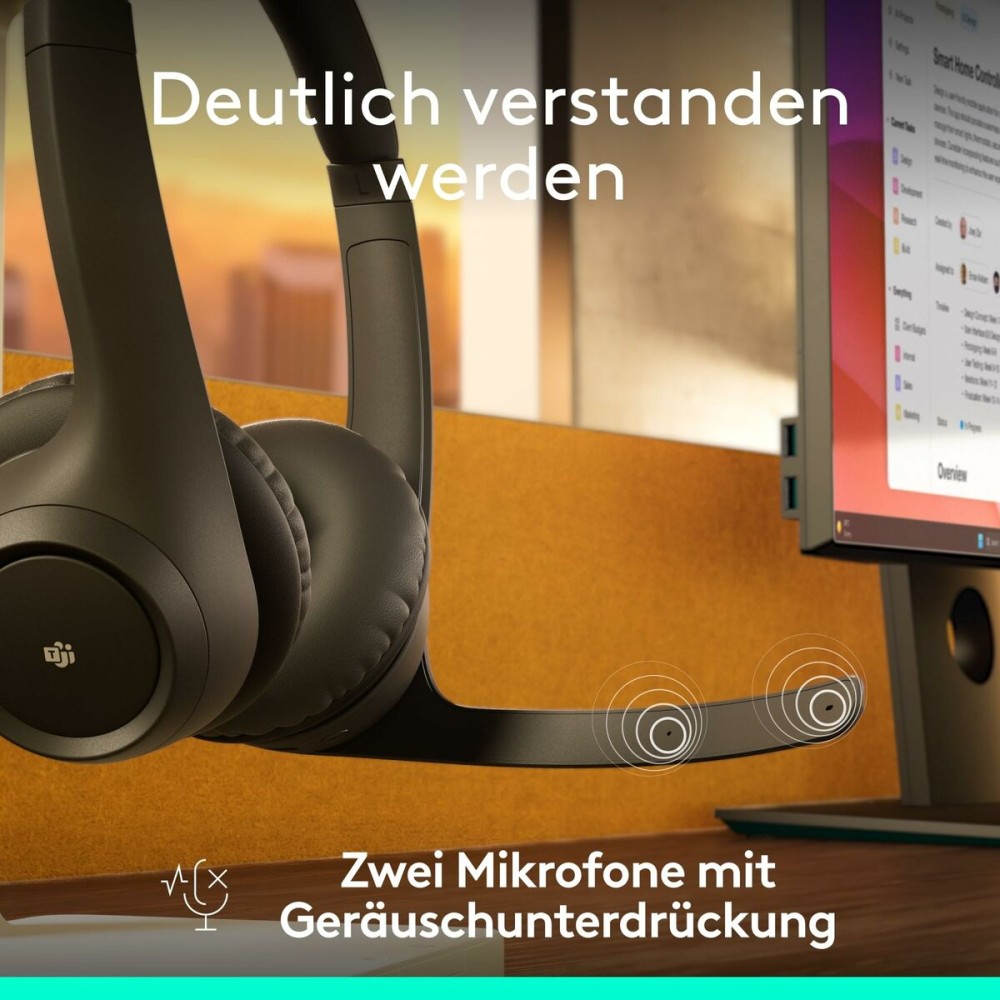 Kopfhörer Logitech 981-001458 Schwarz