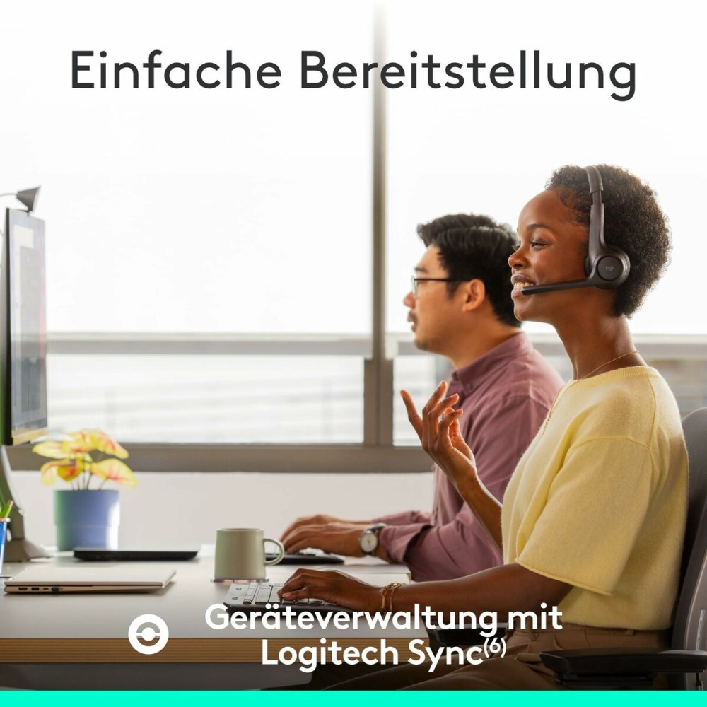 Kopfhörer Logitech 981-001458 Schwarz