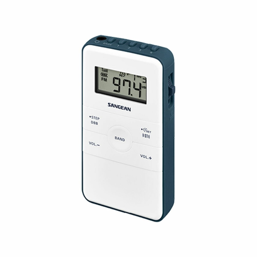 Tragbares Radio Sangean DT-140 Blau Weiß
