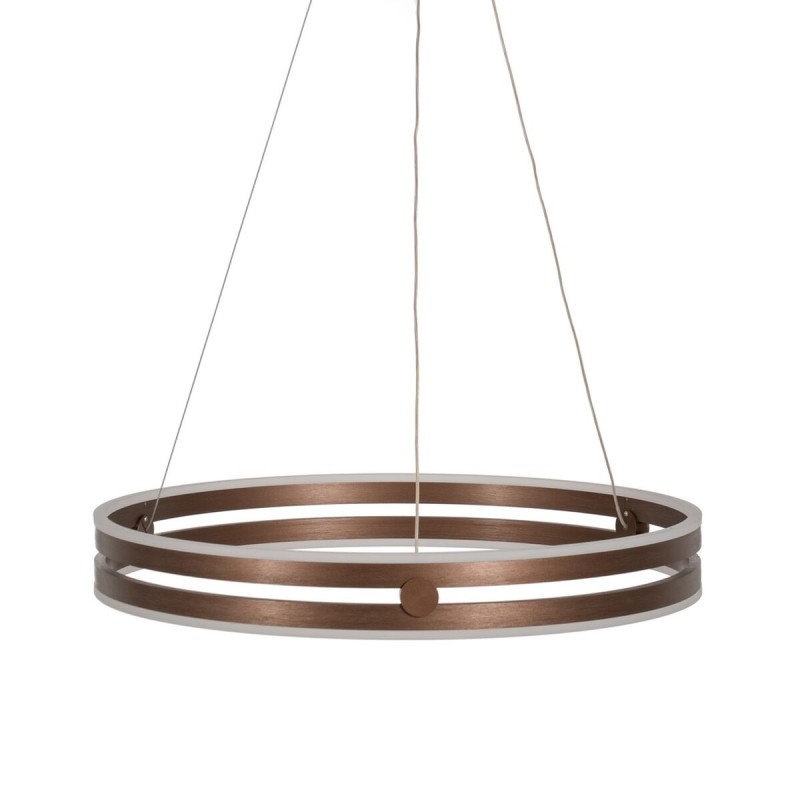 Suspension Marron Doré Verre Fer 220-240 V 60 x 60 x 9 cm