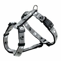Dog Harness Trixie Silver Reflect Black Grey