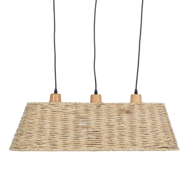 Suspension Noir Naturel Fer 220-240 V 77 x 27 x 92 cm